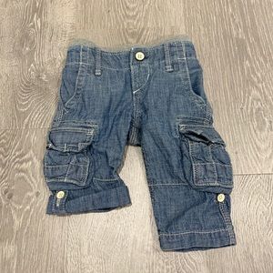 Gap Infant Cargo Denim 3/6 Months